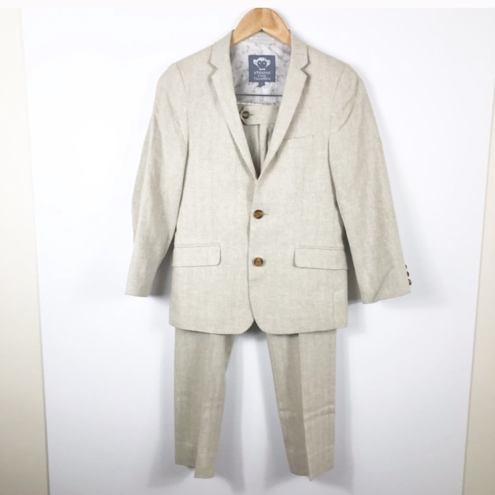 Appaman fine tailored boys linen suit